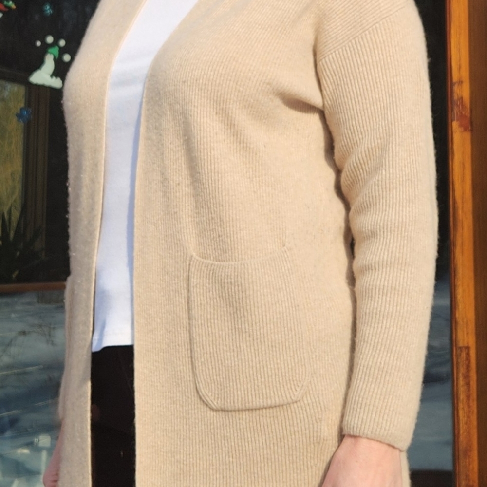 Cashmere Ribbed Knit Sweater